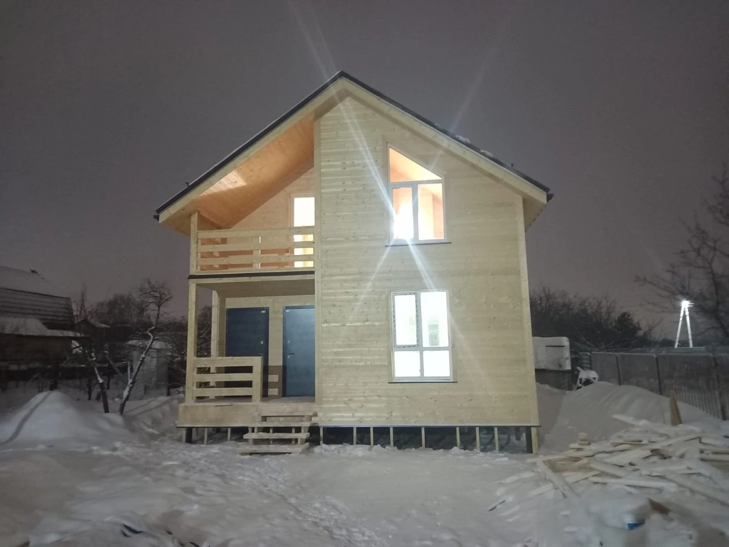 Каркасный дом «Дунай» в с. п. Островецкое, д. Островцы