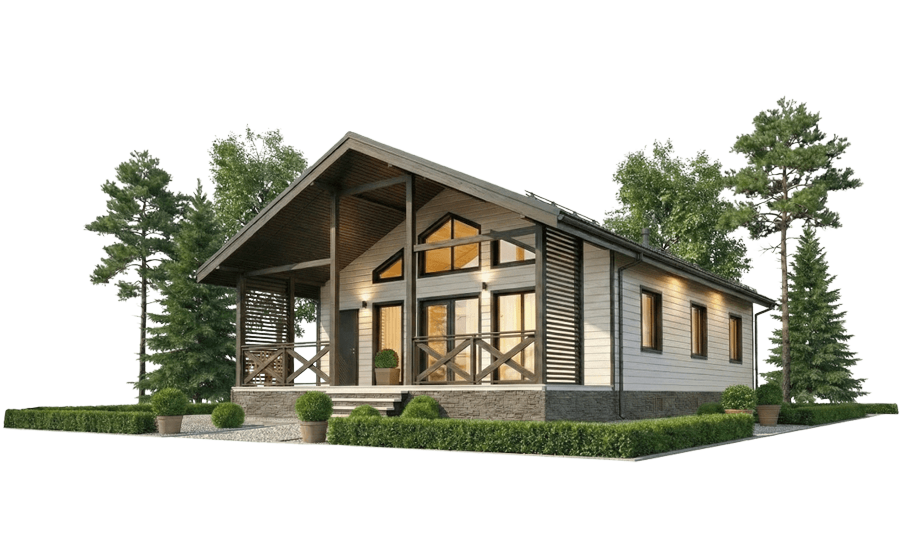 Каркасный дом House Pro под ключ