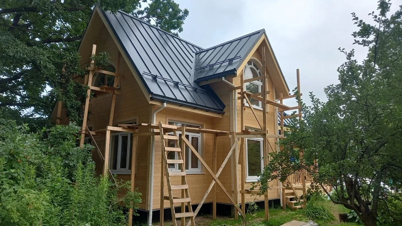 Каркасный дом Индивидуальный 7x9 м в городской округ Истра, деревня Малое Ушаково