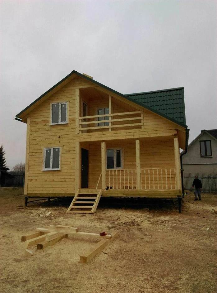 Брусовый дом 6х8 «Валдай» в Щелковском районе, село Петровское