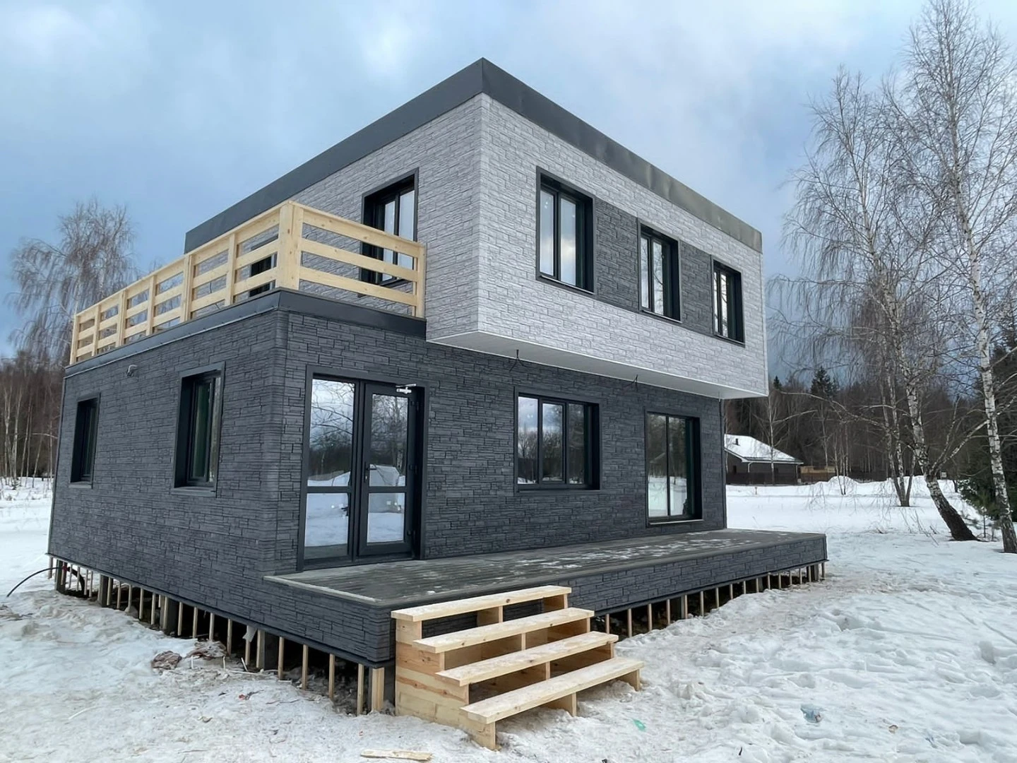 Каркасный дом «Европейский» в КП «Green Forest Premium»