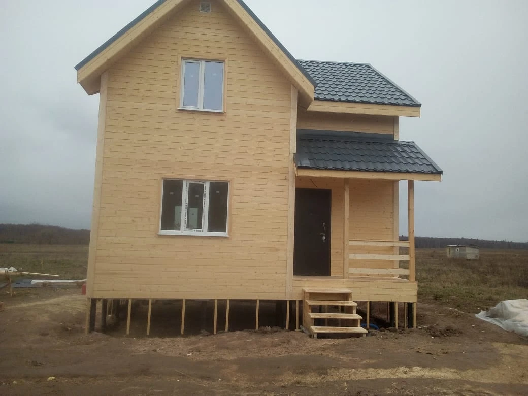 Каркасный дом 7х7 Сказка в Домодедовском р-не, КП Шишкино 2