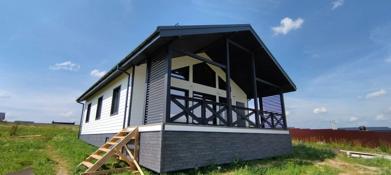 Каркасный дом Камелот 9х10,5 в с. Юсупово
