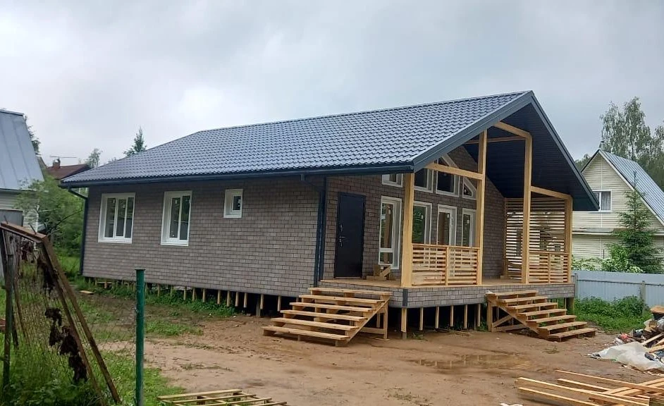 Каркасный дом Камелот 9х13 в Ступинском районе, СНТ Камыши-2